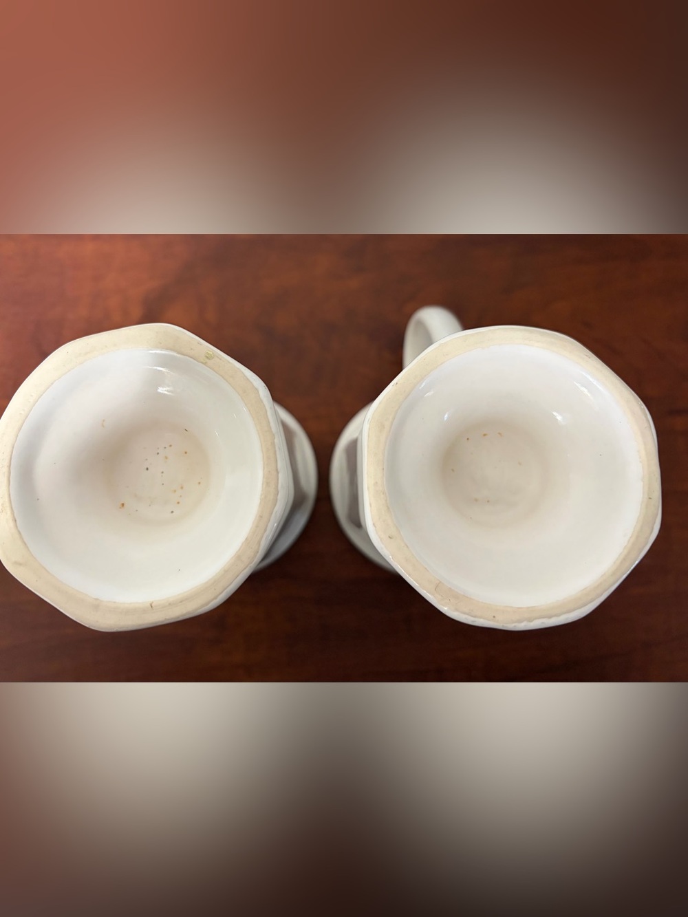 Pfaltzgraff Pedestal Mugs Heritage Pattern - Picture 5 of 11
